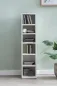 Preview: Bücherregal WL5.336 Weiß 21x91 cm Preview: Bücherregal WL5.336 Weiß 21x91 cm
