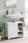 Preview: Praktischer Waschbeckenunterschrank 60x55 cm Preview: Praktischer Waschbeckenunterschrank 60x55 cm