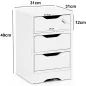 Preview: Breite: 31 cm - Höhe: 49 cm - Tiefe: 31 cm - Innenmaße je Schublade (BxHxT): 21 x 12 x 28 cm - Materialstärke: 2,5 cm Preview: Breite: 31 cm - Höhe: 49 cm - Tiefe: 31 cm - Innenmaße je Schublade (BxHxT): 21 x 12 x 28 cm - Materialstärke: 2,5 cm