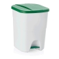 Preview: Abfallbehälter zur Müllentsorgung und Mülltrennung mit Deckel in grün