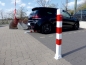 Mobile Preview: Parkplatzsperre klappbar zum Aufdübeln Typ PP1 70 x 70 mm mit Profilzylinderschloss