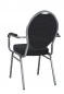 Preview: Bankettstühle mit Armlehne stapelbar Modell Wilhelm (Rückansicht)