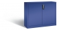 Preview: Beistellschrank aus Metall, 1000 x 400 x 1200 mm (H x T x B) Modell RON blau/blau