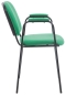 Preview: Besucherstühle mit Armlehnen (K2 in grünem Stoff).