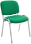 Preview: Besucherstühle (Stoff) in erfrischendem Grün - Stapelstühle K2C