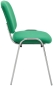 Preview: Besucherstühle mit Stahlgestell, Stoff in erfrischendem Grün - Stapelstühle K2C