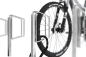 Preview: Sicherer Boden-Fahrradständer zum Einbetonieren im Boden Typ FS500 90° gerade