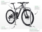 Mobile Preview: Skizze 1: Bügel-Fahrradständer Typ BP100 zum Einbetonieren