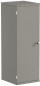 Preview: Kleiner Büroschrank mit einer Flügeltür -  FX Büromöbel  onyx/onyx