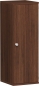 Preview: Kleiner Büroschrank mit einer Flügeltür -  FX Büromöbel  nussbaum/nussbaum