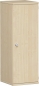 Preview: Kleiner Büroschrank mit einer Flügeltür -  FX Büromöbel ahorn/ahorn