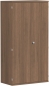 Preview: Büroschrank nussbaum 800 mm breit 4 OH - Ordnerschrank aus Holz