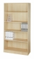 Preview: Offener Büroschrank mit Deko 100 x 40 x 200,4 cm, Typ S, ahorn