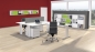 Preview: Büro Schreibtische mit Büroeinrichtungen