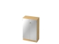 Preview: Kompakte Büroschrank 80 x 42 x 127 cm (B x T x H), ahorn/silber