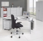 Mobile Preview: Büromöbel Worker mit Schreibtisch (lichtgrau)