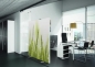 Mobile Preview: Schöne Bürostellwand - Stellwand mit Grasmotiv