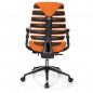 Preview: Design Bürostühle mit Stoff orange