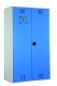 Preview: Chemikalienschrank CG 300 1200 x 500 x 1950 mm (B x T x H) mit blauen Türen
