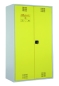 Preview: Chemikalienschrank CG 300 1200 x 500 x 1950 mm (B x T x H) mit gelben Türen