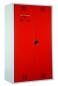 Preview: Chemikalienschrank CG 300 1200 x 500 x 1950 mm (B x T x H) mit roten Türen