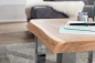 Preview: Couchtisch - Massivholz Tisch mit starker Tischplatte