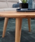 Preview: Couchtisch Massivholz Akazie - Holztisch rund