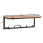 Preview: Breite: 70 cm - Höhe: 27 cm - Tiefe: 30 cm - Materialstärke Holz: 1,5 cm - Materialstärke Metall: 2 cm Preview: Breite: 70 cm - Höhe: 27 cm - Tiefe: 30 cm - Materialstärke Holz: 1,5 cm - Materialstärke Metall: 2 cm