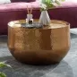 Preview: Couchtisch Aluminium Gold 60x60 Hammerschlag Preview: Couchtisch Aluminium Gold 60x60 Hammerschlag