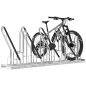 Preview: Fahrradständer mit ummantelte Anlehnbügel, für bis 64 mm Reifenbreiten