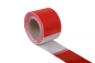 Preview: Flatterband - Absperrband Rolle rot-weiß bei Fintabo.de
