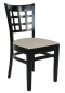 Preview: Gastronomiestühle - Stühle mit Sitzpolster aus Kunstleder od. Stoff