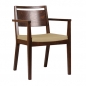 Preview: Gastronomie Stühle mit Armlehnen gesucht? Dann sind viel. diese Holzstühle das geeignete!