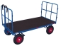 Preview: Handpritschenwagen 2G - 1140 x 800 mm - Luftreifen - 1000 kg - blau