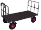 Preview: Handpritschenwagen 2G - 1140 x 800 mm - Luftreifen - 1000 kg - anthrazit