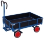 Preview: Handpritschenwagen mit Bordwänden - 985 x 680 mm - VG - 700 kg - blau