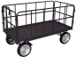 Preview: Handpritschenwagen mit 4 Gittern - 1140 x 740 mm - VG - 1000 kg - anthrazit