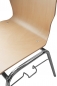 Preview: Holzschalenstühle stapelbar Euporie mit Stuhlverbinder