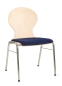Preview: Holzschalenstühle mit Sitzpolster Modell Arche