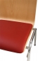 Preview: Holzschalenstühle Triton mit Sitzpolster (Detail)