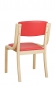 Preview: Holzstühle - Besucherstühle Modell Radek (Rückansicht)