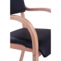 Preview: Holzstühle mit runden Armlehenen