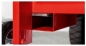 Preview: Kippbehälter mit Rollen 1000 dm³ 600 kg Traglast KBC60 rot mit Einfahrtaschen