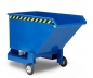 Preview: Kippbehälter mit Rollen 1000 dm³ 600 kg Traglast KBC60 blau
