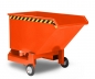 Preview: Kippbehälter mit Rollen 1000 dm³ 600 kg Traglast KBC60 orange