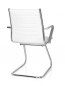 Mobile Preview: Konferenzstuhl Modell Corel Büro Freischwinger weiß (Rückansicht)