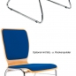 Preview: Holzschalenstühle Sitz und Rückenlehne gepolstert