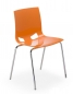 Mobile Preview: Kunststoffschalenstühle Modell Event orange