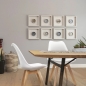 Mobile Preview: Besucherstühle Sumit mit Massivholz-Stuhlbeinen (Kunststoffschalenstühle weiß)