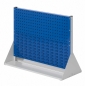 Preview: Lochplattenwand Gr. 2 doppelseitig System Typ 32, für Universalhalter u. Lagersichtkästen, RAL 5010 enzianblau